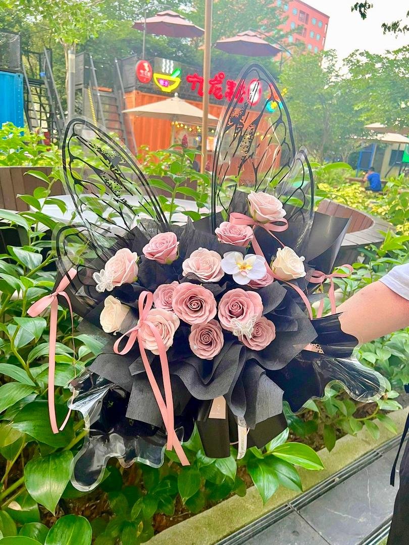 Butterfly Hand Bouquet 1102--3